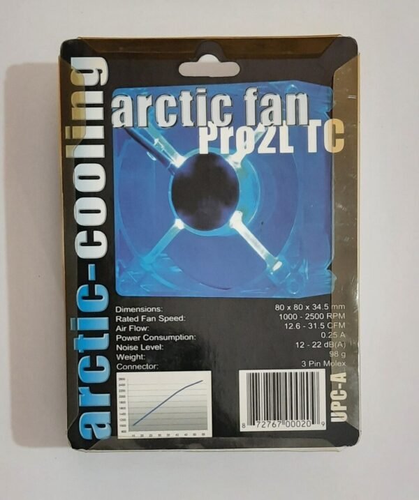 arctic-cooling Pro2L TC fan (Lüfter, 80x80mm) - Image 2