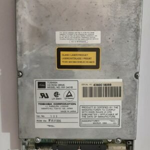 Toshiba XM-3401B Double Speed 2x SCSI CD-ROM-Laufwerk (1994) + Caddy + Handbuch