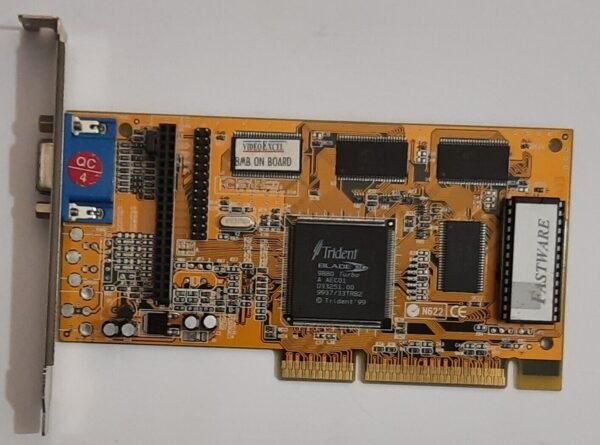 Protac AG211D AGP Grafikkarte (Fastware VideoExcel, Trident Blade 3D, 8MB, 1999)