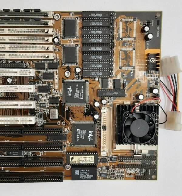 Gigabyte GA-586ATE Sockel 7 ISA retro Mainboard + Intel Pentium 133 + 32MB RAM - Image 3