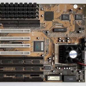 SOYO SY-5TF5 Sockel 7 i430HX ISA retro Mainboard + Pentium MMX200MHz + 32MB RAM
