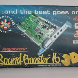 Highscreen Sound-Boostar 16 3D ISA Soundkarte (AD18max10JS, retro, 1998, OVP)