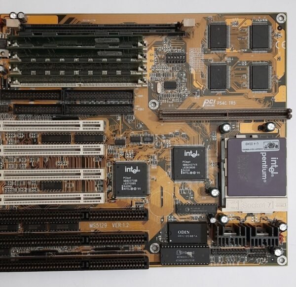 MSI MS-5129 i430VX Sockel 7 ISA Mainboard + Intel Pentium 166MHz + 48MB RAM - Image 3