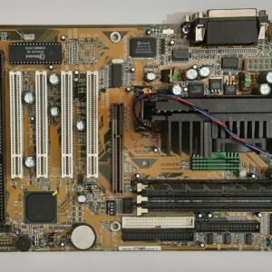 MSI MS-6119 Slot 1 ISA Mainboard + Intel Pentium III 500MHz + 128MB SD-RAM