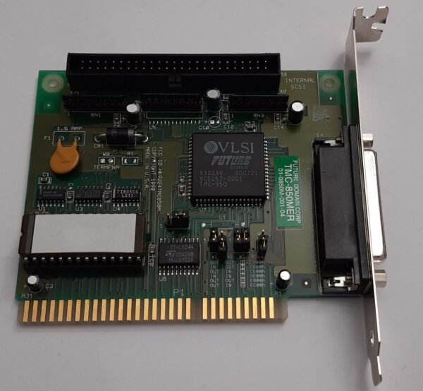 Future Domain TMC-850MER 8-bit ISA SCSI Controller (retro, 1993) - Image 2