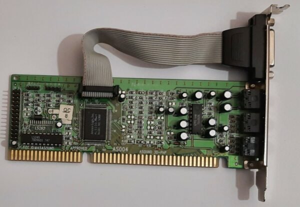D&B ASOUND 3D-PNP ISA Soundkarte (Avance Logic ALS100+, AS004, 1997)