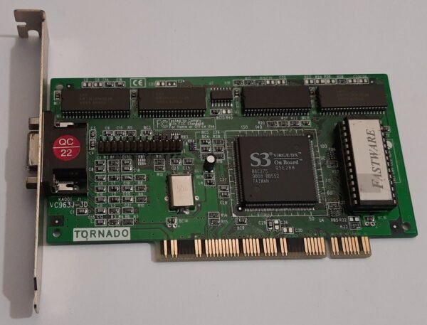 Fastware Tornado VC963J-3D PCI Grafikkarte (S3 ViRGE/DX, 86C375, 4MB, 1998) - Image 2
