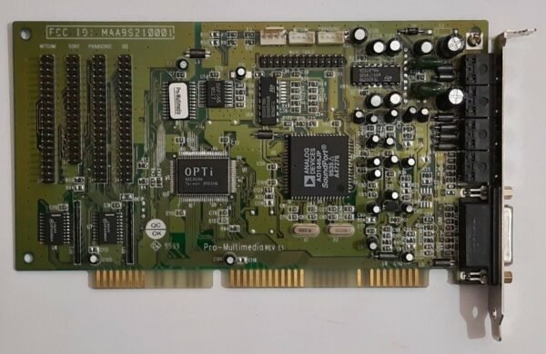 Procomp Pro-Multimedia S210 ISA Soundkarte (OPTi 82C929, 1995)