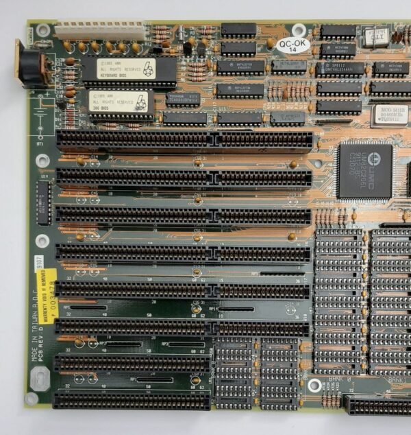 Biostar MB-1325P ISA retro Mainboard + 80386DX 33@25MHz + IIT 3C87-25 + 4MB RAM - Image 2