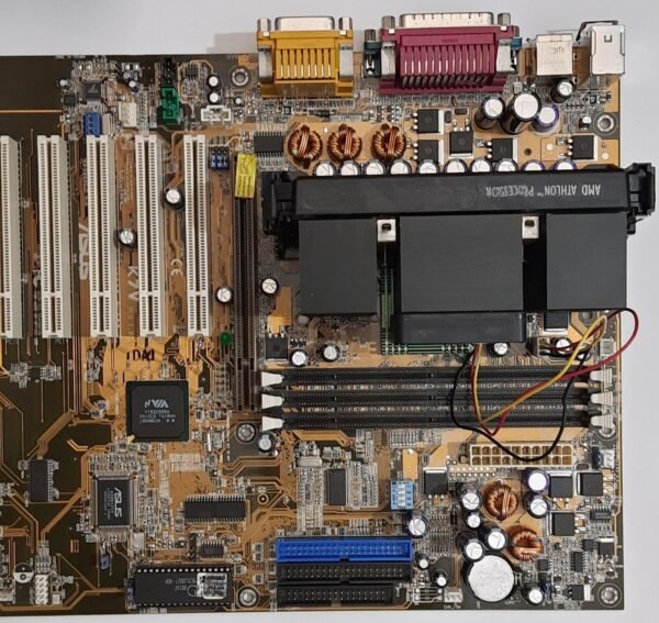 ASUS K7V Slot A ISA AGP retro Mainboard + AMD Athlon 800MHz - Image 3