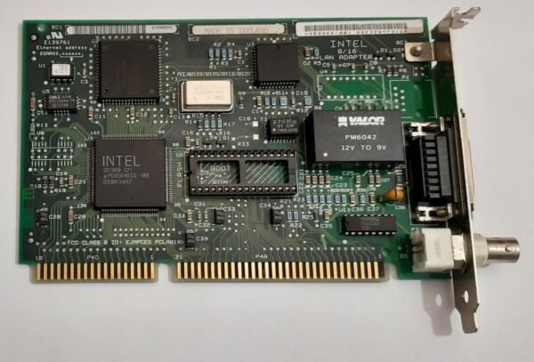 Intel 8/16 LAN Adapter ISA Netzwerkkarte (BNC, Koax, 1993) - Image 2