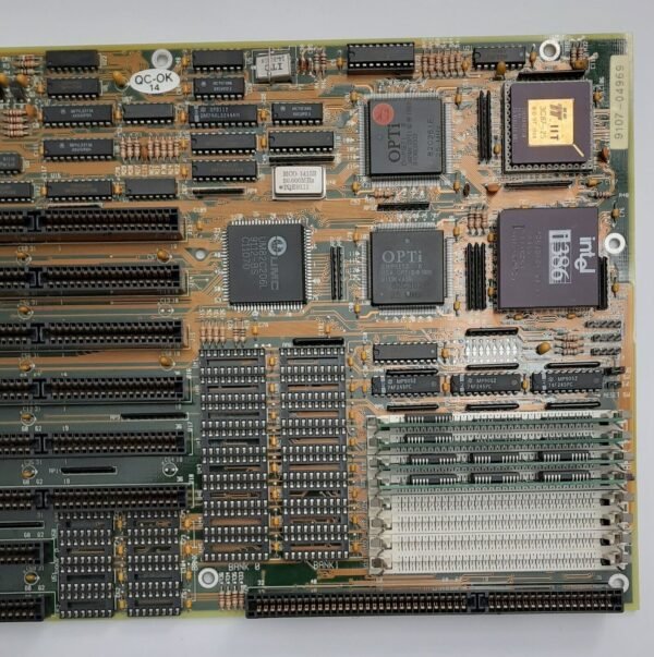 Biostar MB-1325P ISA retro Mainboard + 80386DX 33@25MHz + IIT 3C87-25 + 4MB RAM - Image 3