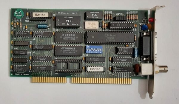 IMC Ethernic 16 ISA Netzwerkkarte (BNC, Koax, 1992)