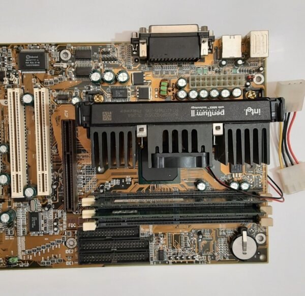 MSI MS-6117 Slot 1 440LX AGP ISA retro Mainboard + Pentium II 233MHz + 128MB RAM - Image 3