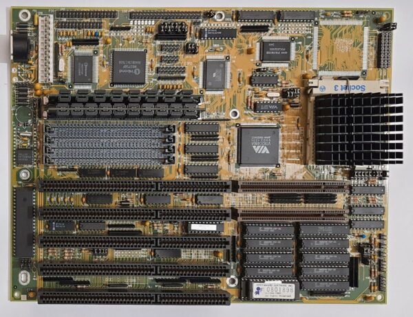 FIC 486-GIO-VT VLB ISA 80486 retro Mainboard + Intel 80486DX 33MHz + 16MB RAM