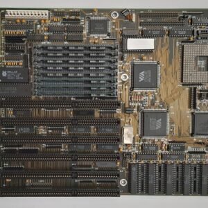 FIC 4386-VIO 386 ISA retro Mainboard + AMD 80386DX 40MHz + 8MB RAM