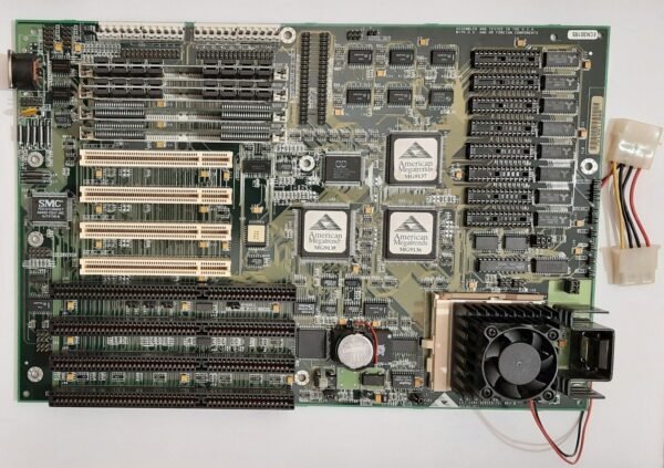 AMI Atlas PCI ISA Sockel 5 retro Mainboard + Intel Pentium 100MHz + 32MB RAM