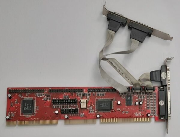 Galaxy MEGA SUPER IO VLB Multi-I/O IDE Floppy Controller (rot, retro, 1995)