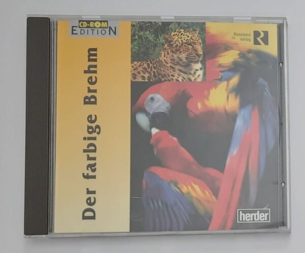 Der farbige Brehm CD-ROM (Windows 3.1, Herder, Tierlexikon, retro, 1994)