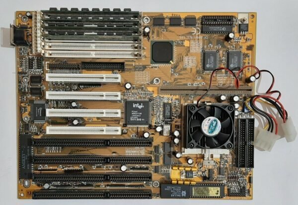 Gigabyte GA-586HX 1.55 Sockel 7 ISA Mainboard + Pentium 200MHz + 64MB RAM OVP - Image 2