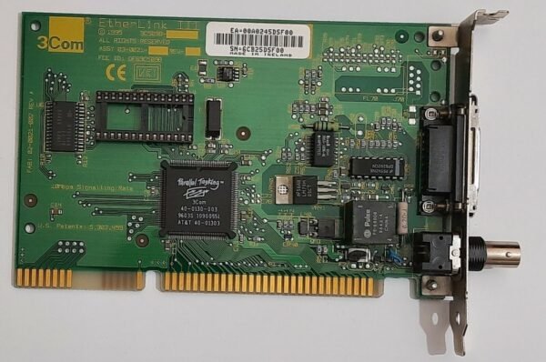 3COM EtherLink III 3C509B ISA Netzwerkkarte (BNC, Koax, 1996)