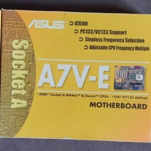 ASUS A7V-E Sockel A AGP Mainboard (retro, OVP)