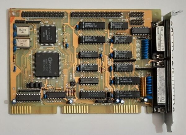 HLC 2000C ISA Multi-I/O IDE Floppy Controller (SMC, Winbond, 1991)