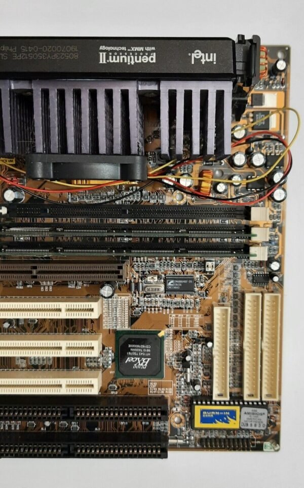 PCChips M726 Slot 1 AGP ISA retro Mainboard + Pentium II 350MHz + 128MB RAM - Image 3