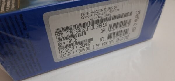 Intel Celeron 1GHz Sockel 370 Prozessor (SL5XT, 1000MHz, 2002, OVP, NOS) - Image 2