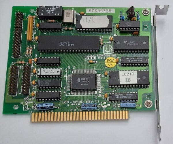 Longshine LCS-6210D 8-bit ISA MFM Controller (retro, 1989) - Image 2