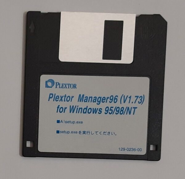 Plextor Manager96 Diskette