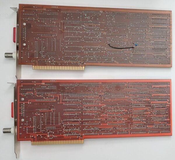 2x ENET AMD LANCE ISA Netzwerkkarte (BNC, Koax, Am7990, rot, retro, 1988) - Image 5