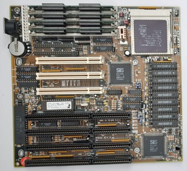 EDOM MP046 ISA PCI retro 486 Mainboard + AMD Am5x86-P75 133MHz + 32MB RAM