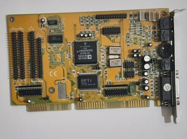 Typhoon Media Sound Advanced 16bit ISA Soundkarte (Opti 82C924, 1996)