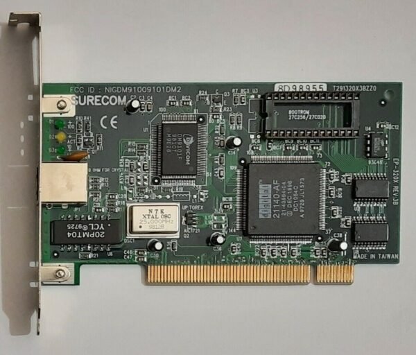 Surecom EP-320X PCI Netzwerkkarte (DEC 21140-AF, RJ45, 100Mbit, 1998)