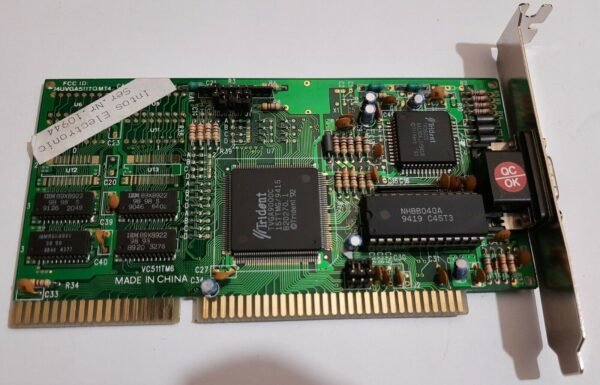 Protac VC511TM6 ISA Grafikkarte (Trident TVGA9000C, 512KB, 1994) - Image 2