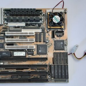 Biostar MB-8433UUD-A ISA PCI retro Mainboard + AMD Am5x86-P75 133MHz + 32MB RAM