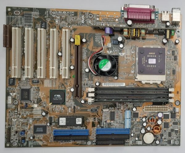 ASUS A7V133 Sockel A AGP retro Mainboard + AMD Athlon 1400MHz + 256MB SD-RAM