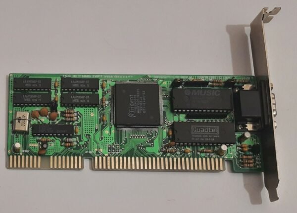 Trident 9016X2/4 LT2 REV. B ISA Grafikkarte (TVGA9000B, 512KB, retro, 1992) - Image 2
