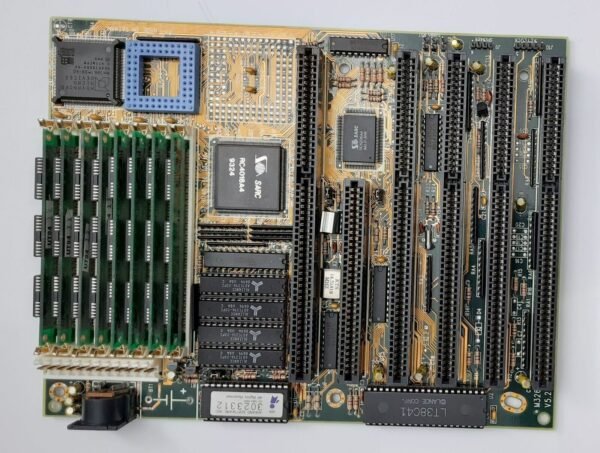 PCChips M326 386 ISA retro Mainboard + AMD 80386DX 40MHz + 8MB RAM - Image 2