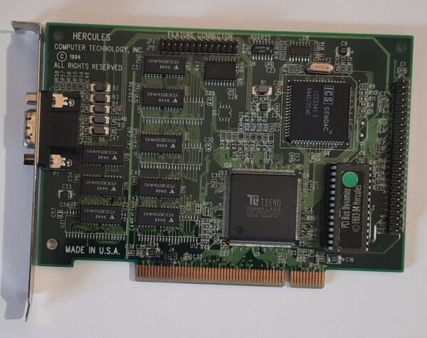 Hercules Dynamite PCI Grafikkarte (Tseng ET4000/W32p, 2MB, GB2130, retro, 1994)