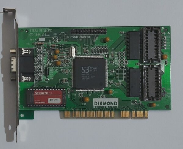 Diamond Stealth SE PCI Grafikkarte (S3 Trio32, 86C732, 1MB, 1994)