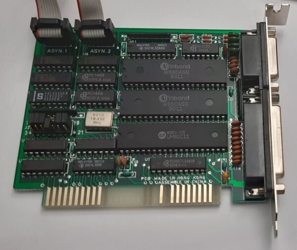 RD450 8-bit ISA Multi-I/O Controller (LPT, COM, retro, 1990) - Image 2