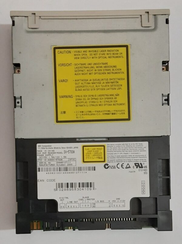 NEC DV-5700A IDE 12x DVD CD-ROM-Laufwerk (40xCD-ROM, 2000) - Image 2