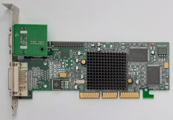 Matrox Millennium G550 AGP Grafikkarte (G55+MDHA32DB, 32MB, retro, 2001)