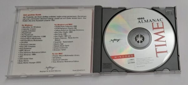 TIME Almanac 1995. Reference Edition. CD-ROM (486, Windows 3.x, retro, 1995) - Image 2