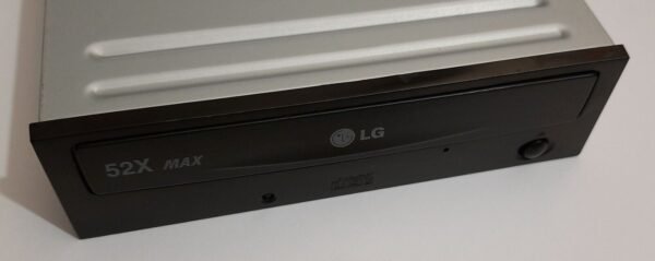 LG GCR-8523B 52x IDE CD-ROM-Laufwerk (retro, schwarz, 2004)