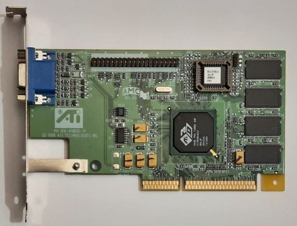 ATI XPERT98 AGP Grafikkarte (ATI 3D Rage pro Turbo, 8MB, 1999)