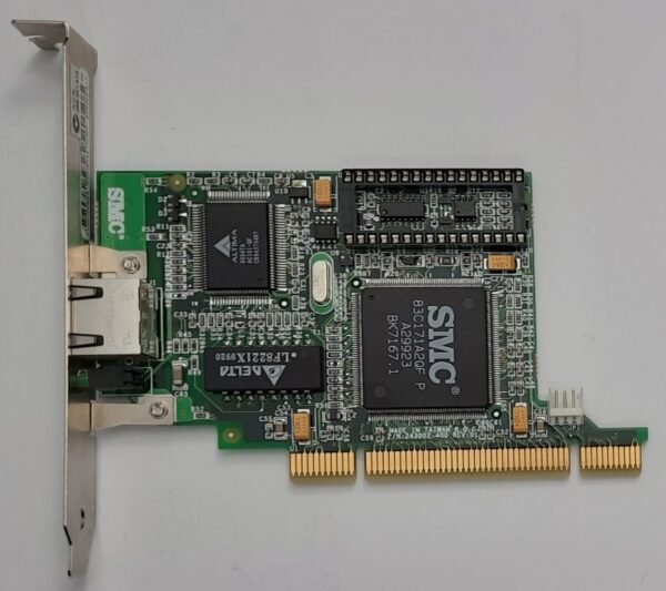 SMC EtherPower II 10/100 PCI Netzwerkkarte (9432TX/MP, Koax, BNC, retro, 1999)