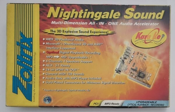 Zoltrix Nightingale SC-8738 PCI Soundkarte (CMI8738, 2000, retro, OVP)